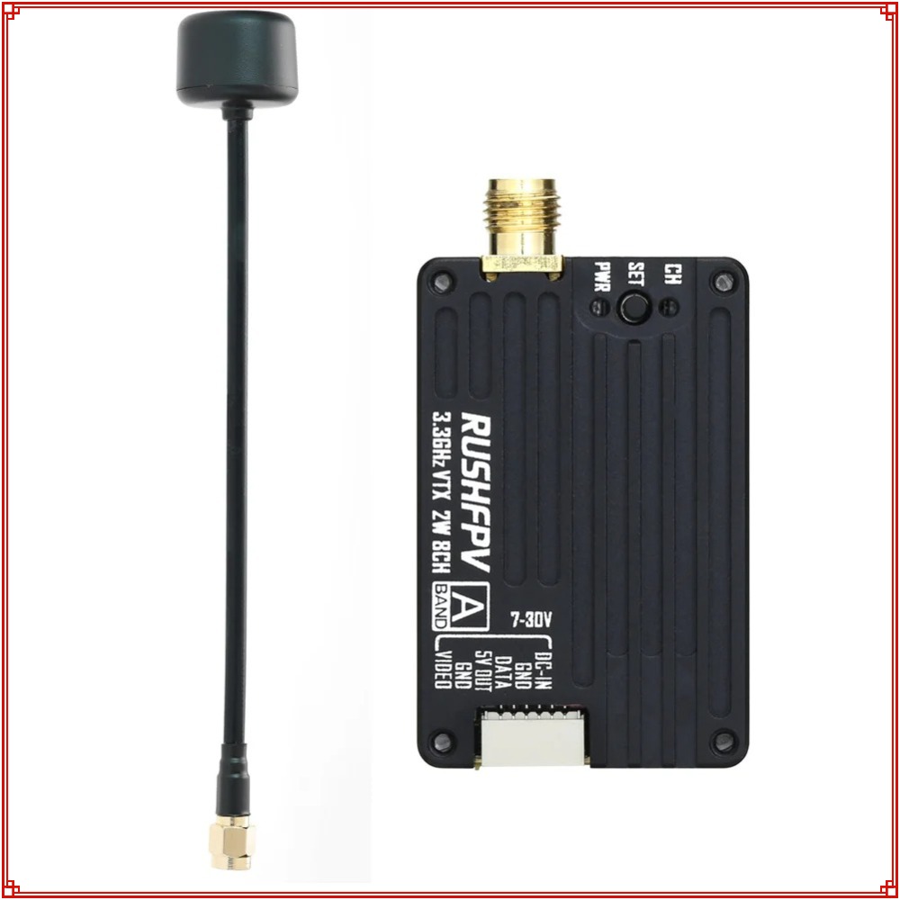 2026 New RUSHFPV 3.3G 2W VTX T - Fpv Drone Vtx ulasan dan harga