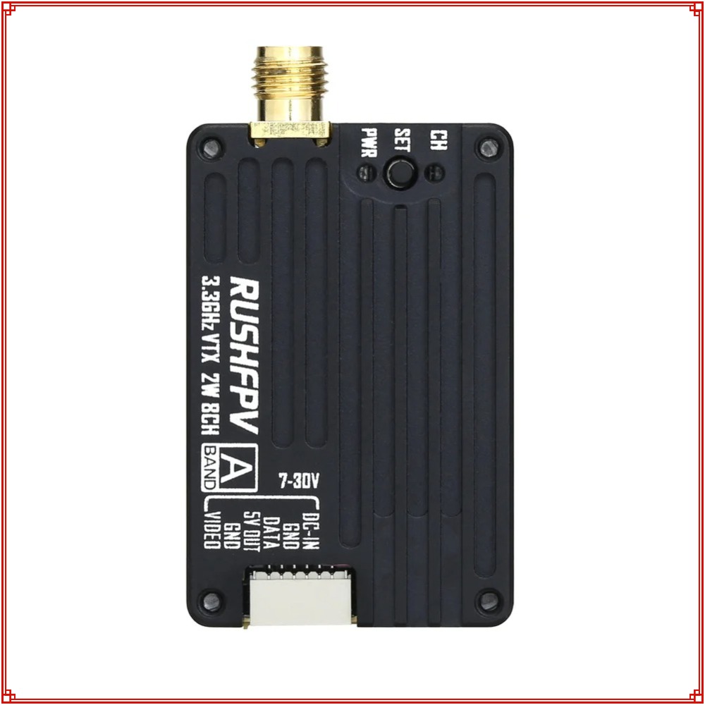2026 New RUSHFPV 3.3G 2W VTX T - Fpv Drone Vtx ulasan dan harga